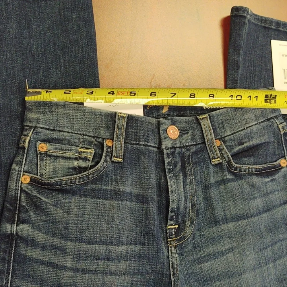7 For All Mankind Tailorless Kimmie Bootcut Jeans NWOT - Picture 9 of 12